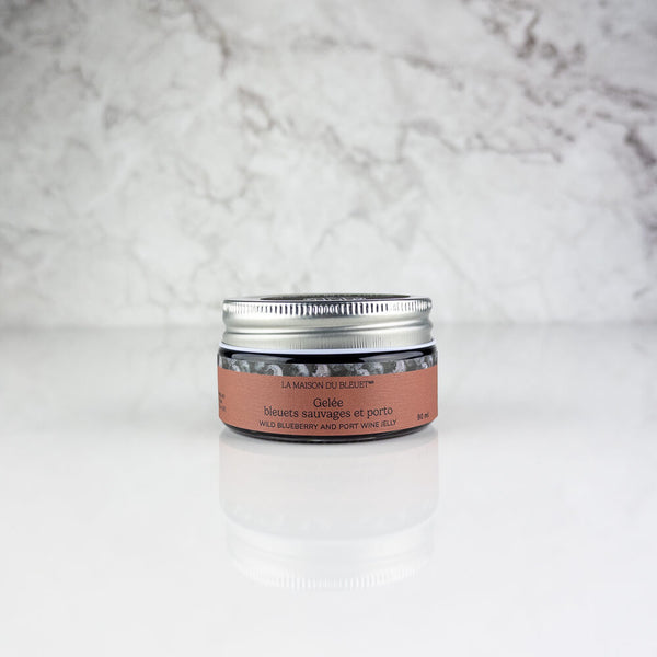 Gelée de bleuets sauvages et de porto Tawny 90ml - La Maison du Bleuet
