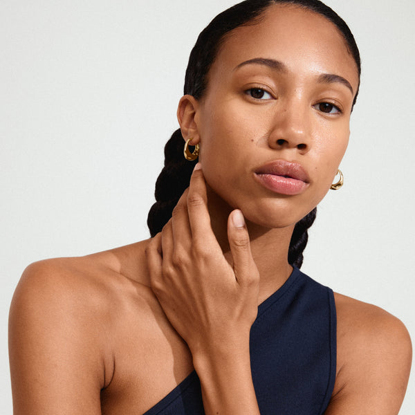 DUNE earrings gold-plated