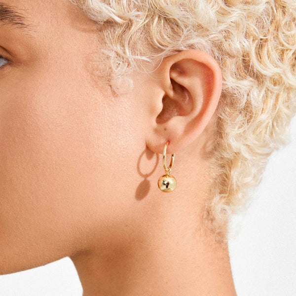 Boucles d’oreilles : Air : Plaqué or