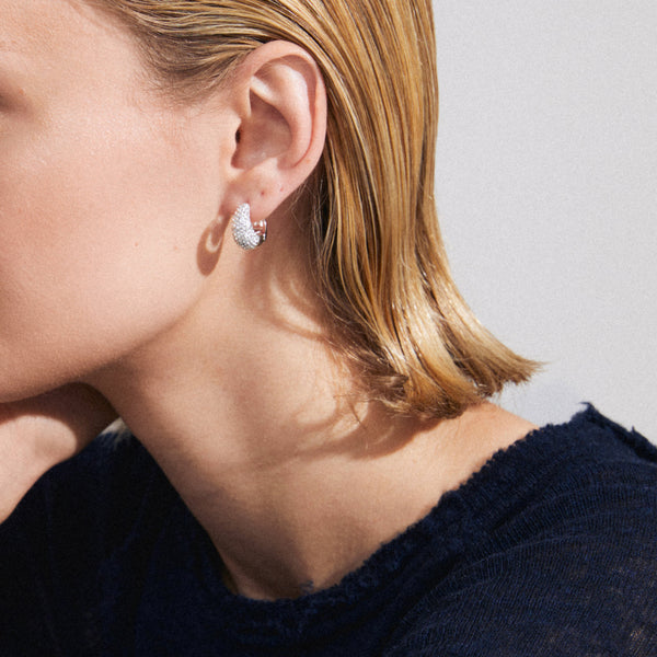 FOCUS crystal boucles d'oreille