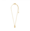 Collier Fire Plaqué or Cristal