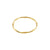 Bracelet rigide HAZE plaqué or