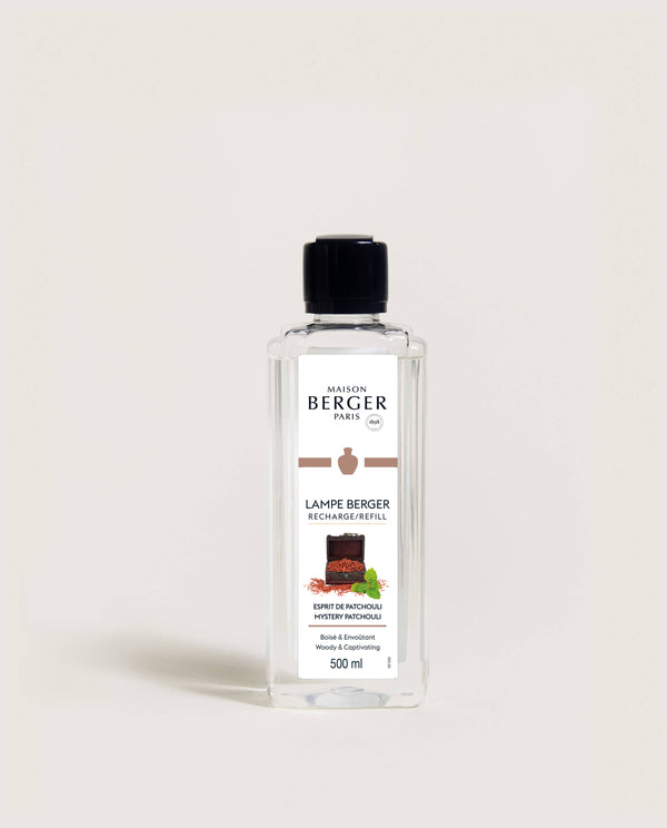Recharge pour lampe Berger – Esprit de patchouli – 500 ml – Maison Berger