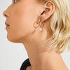 SHIFT perle boucles d’oreilles plaqué or