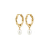 SHIFT perle boucles d’oreilles plaqué or