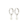 SHIFT perle boucles d’oreilles plaqué argent