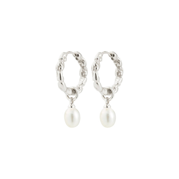 SHIFT perle boucles d’oreilles plaqué argent
