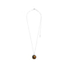 SENSE collier plaqué argent/agate