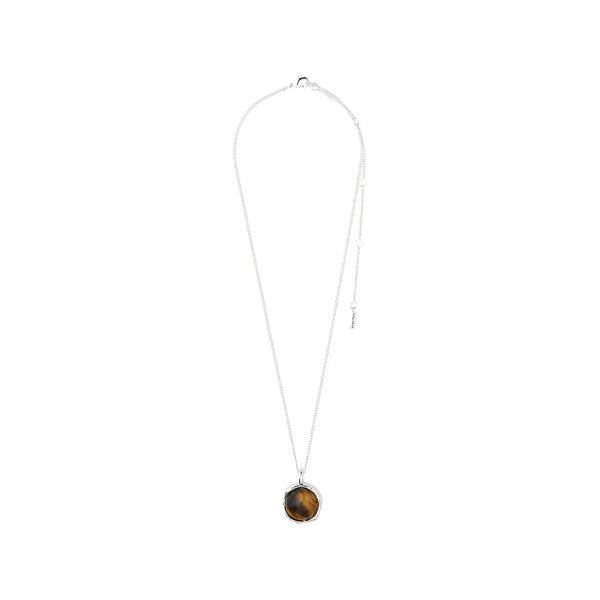 SENSE collier plaqué argent/agate
