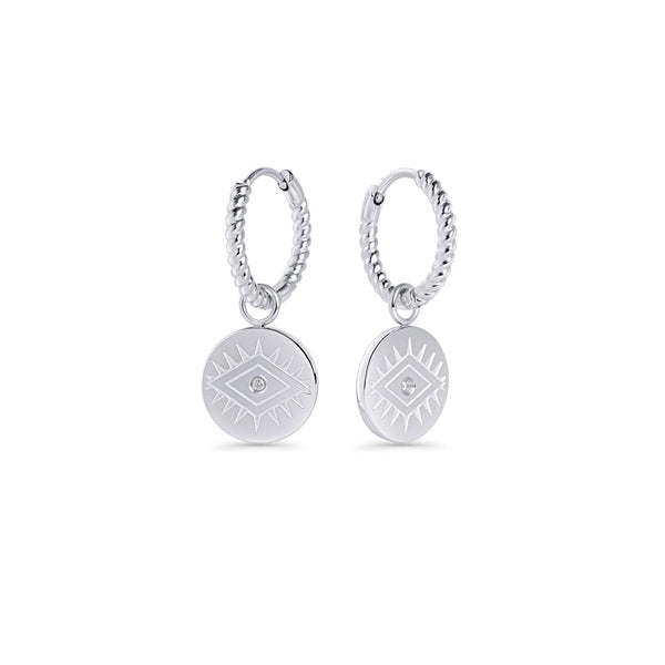 Boucles d'oreilles Iris Huggie