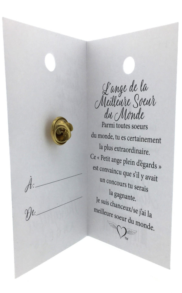 Angel Pin: BEST SISTER IN THE WORLD