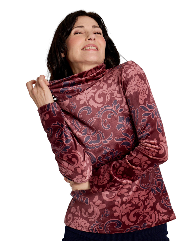 Chandail Everdeen bourgogne