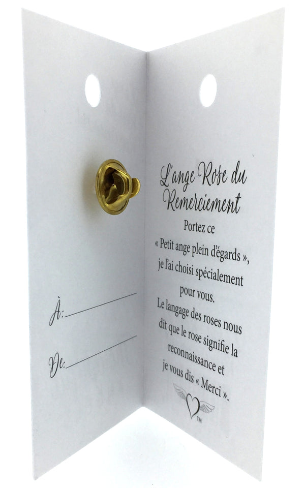 Angel Pin: ROSE OF THANK YOU