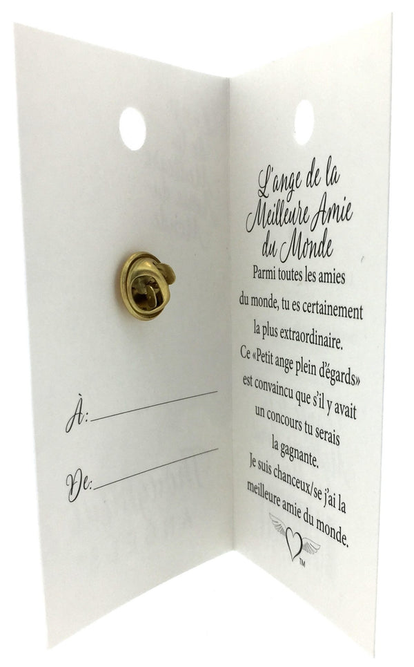 Épinglette Ange : La Meilleur Amie Du Monde