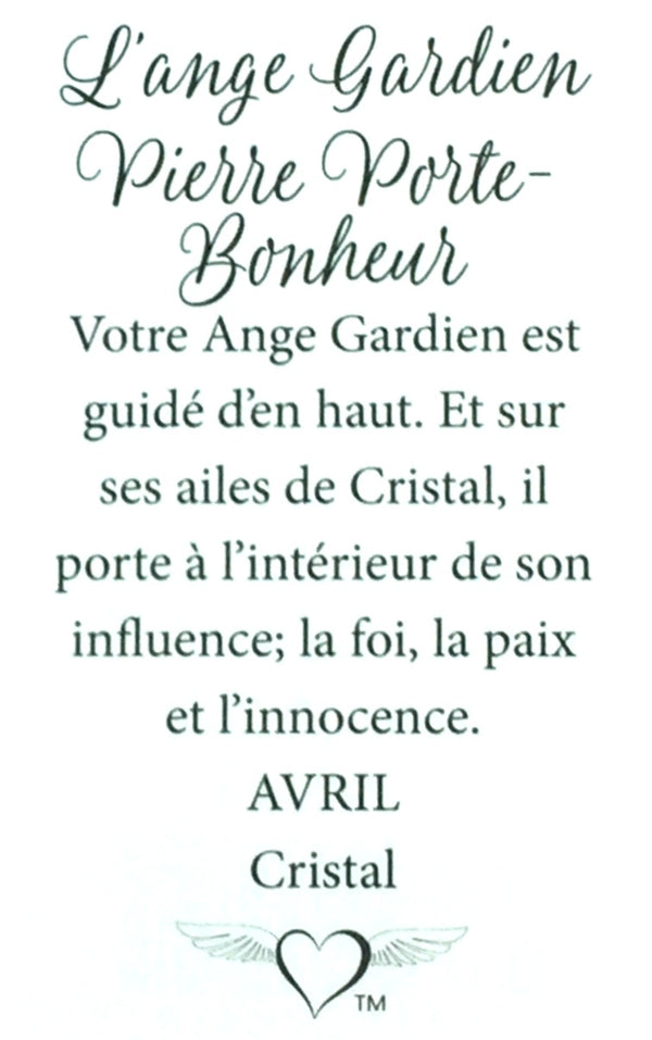 Épinglette Ange : Gardien Pierre (Avril)