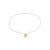 INDIE bracelet Gold Plated White