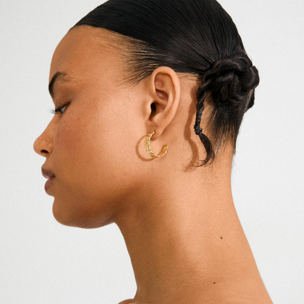 MAYER gold-plated earrings