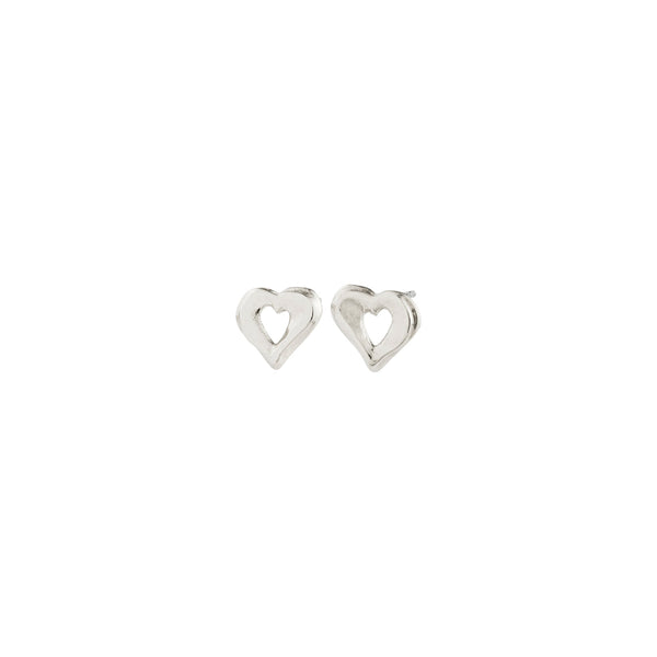 Boucles d’oreilles : Iris : Plaqué argent