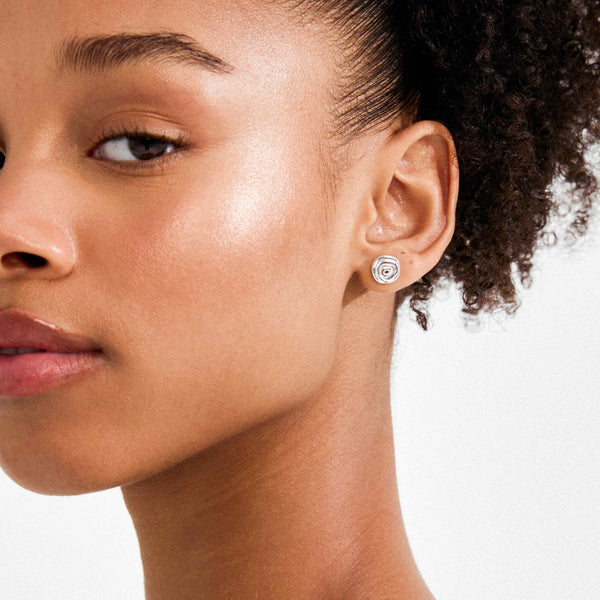 (W) Boucles d’oreilles Air Plaqué argent