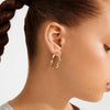 LARKIN boucles d’oreilles plaqué or