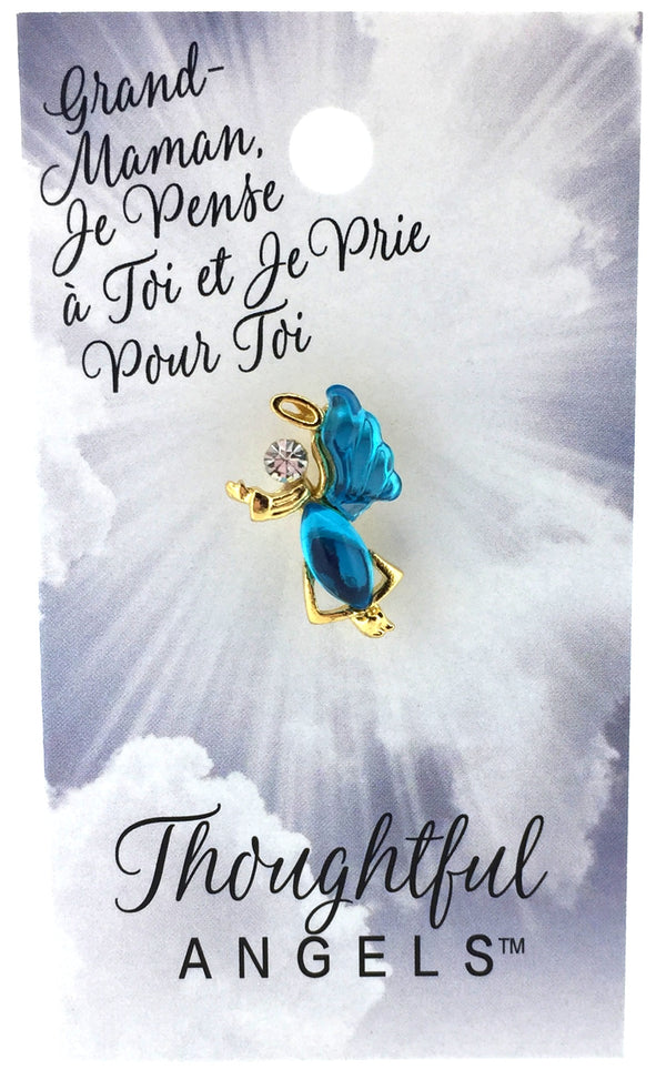 Angel Pin: GRANDMA I THINK AND PRAY FOR YOU