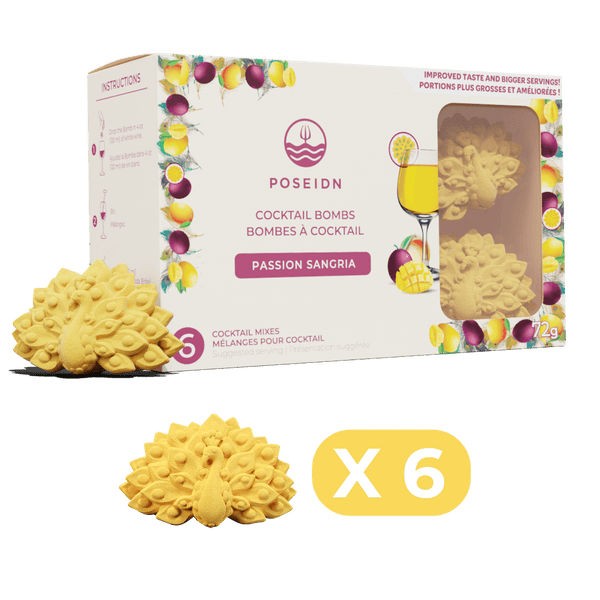 Bombes à Cocktail Sangria Passion et Mangue Poseidn