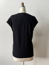 T-Shirt Malo Femme Noir