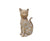Chat décoratif assis