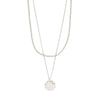 DECLAN collier ensemble 2 en 1, plaqué argent