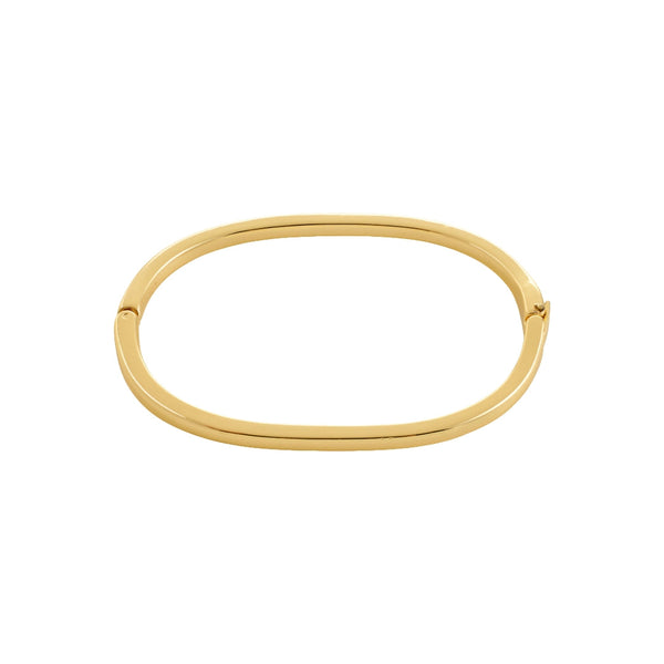 ALAIA bangle plaqué or