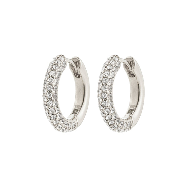 TATUM medium créoless plaqué argent