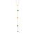 NARI Y-collier plaqué or