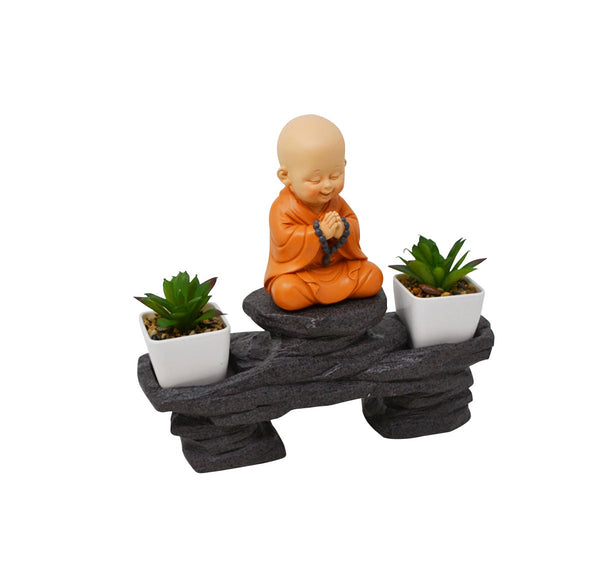 Bouddha -Inukshuk / plantes