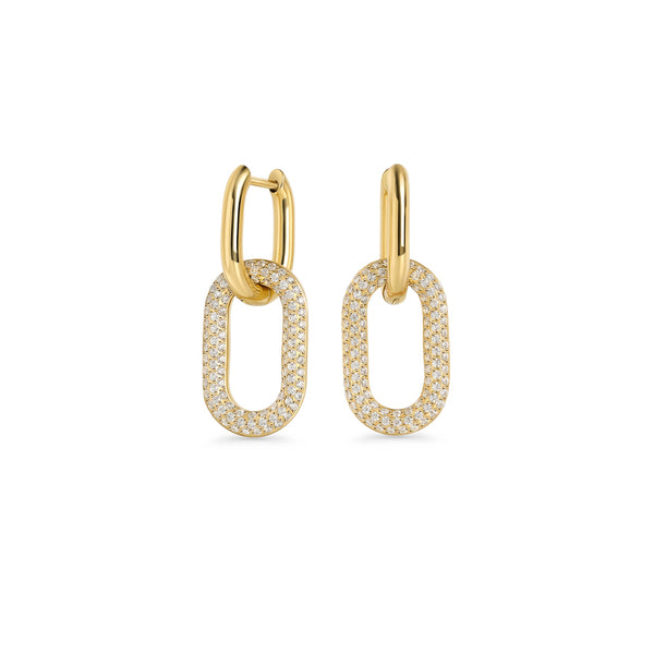 Boucles d'oreilles Constance Huggie