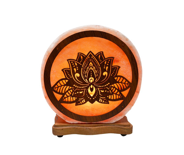 LOTUS 4 KG ROUND salt lamp