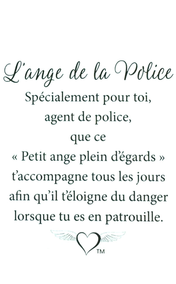 Épinglette Ange : Police