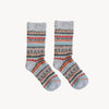 Alpaca Socks - Crew - Multi Gray - L/XL