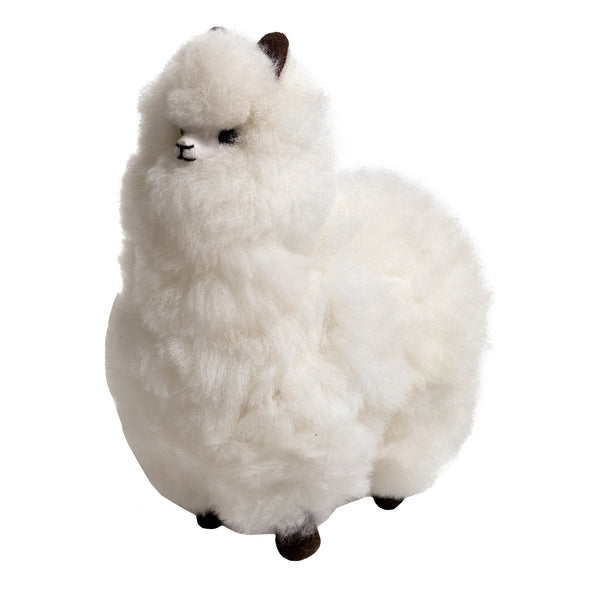 Animal – Alpaga Debout – 20" – Blanc