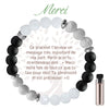 Bracelet Aroma noir : Merci
