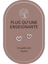 Boucles d'oreilles : Plus Qu'une Enseignante