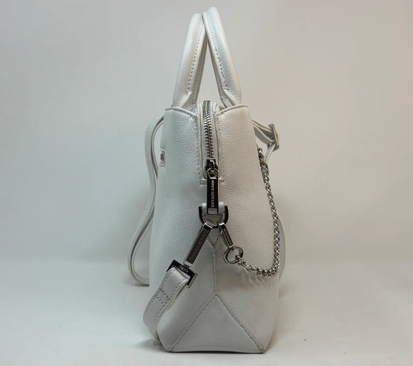 Sac à main Miranda en cuir blanc – autre vue