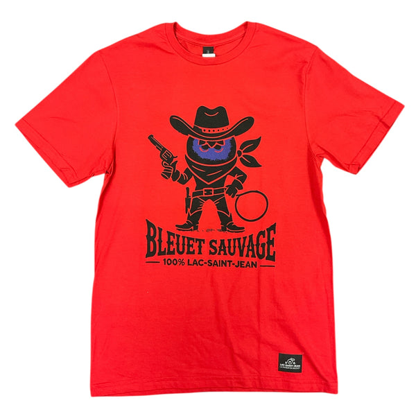 Tee-shirt Rouge avec dessin à l'avant