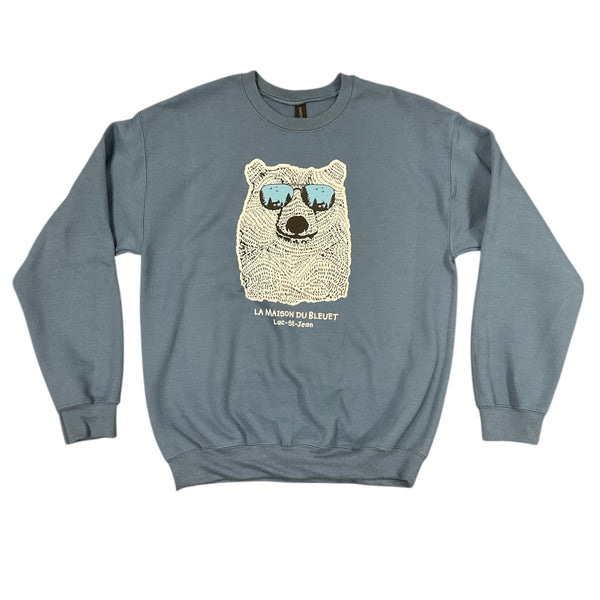 Chandail Bleu avec dessin à l'avant