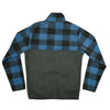 Polar Rétro à carreaux Bleu vue de dos