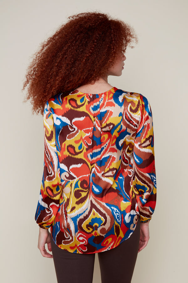 Blouse multicolore