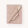 Plaid Doublé en Molleton – Atlas – Rose Pastel