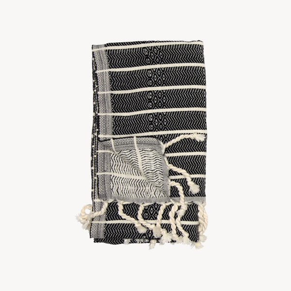 Serviette à mains en coton et bambou – Monochrome – Pokoloko