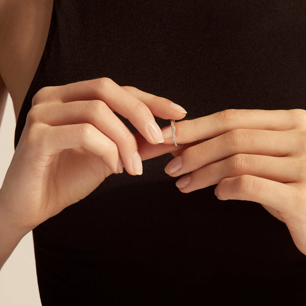 Bague éternité – doré de Mia