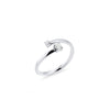 Bague Nora de Mia, fini argenté