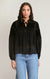 Blouse transparente en dentelle Dex, coloris noir, vêtement porté